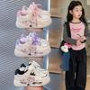 Labubu Girls Little White Shoes 2025 Autumn New Children's Sports Shoes Women's Treasure Middle and Old Children's Board Shoes Casual Shoes Trend