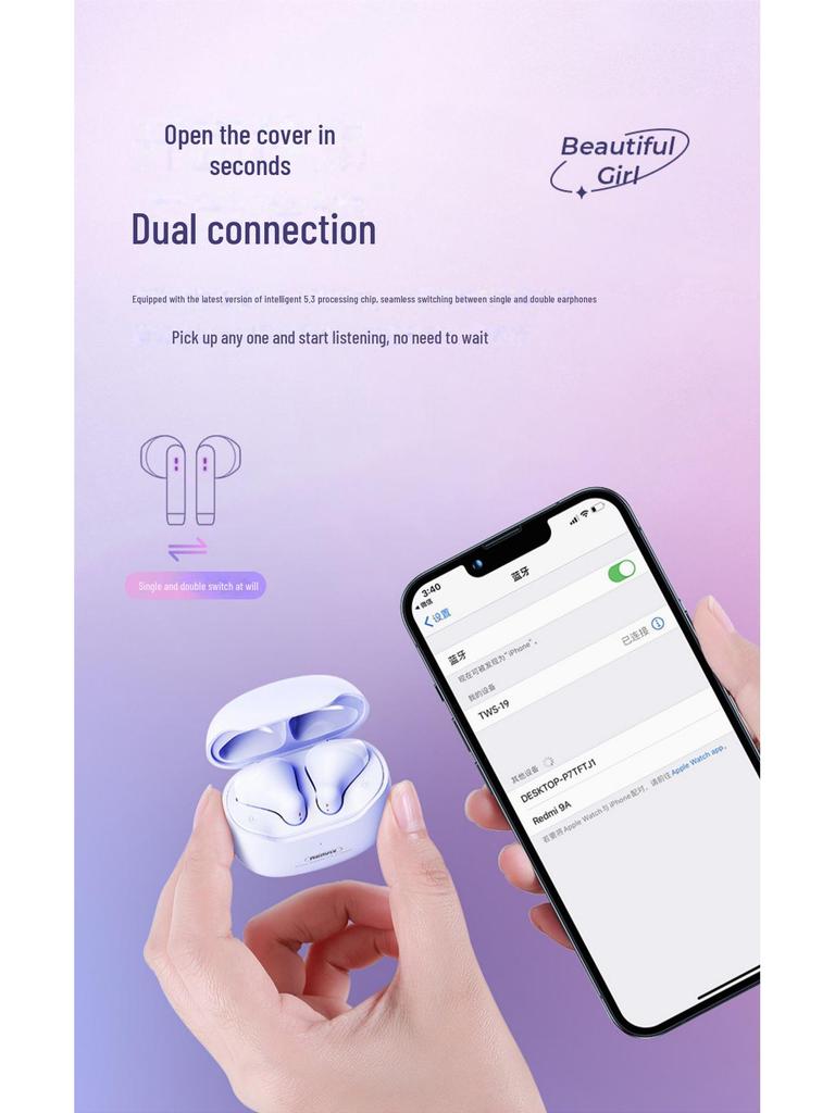 Стереогарнитура REMAX Marshmallow Mini TWS Bluetooth