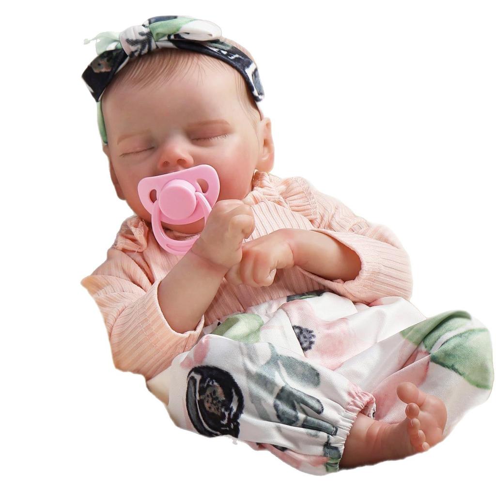 Baby Simulation Doll Exquisite Handmade Painted Skin Rebirth Doll Children's Toy Holiday Gift