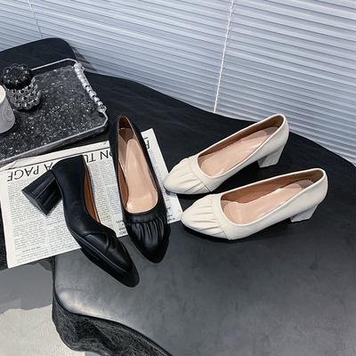 Женские туфли-лодочки с квадратным носком, с открытым верхом, на плоской подошве, с бантом, на мягкой подошве, с мягким верхом, обувь для бабушек, на одной педали, серебристые