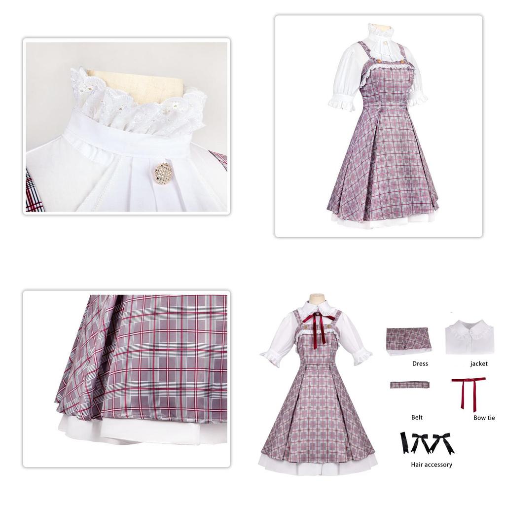 Костюм для косплея Манакаси Хондзё Кандзаки Манами из полиэстеровой ткани, предназначенный для аниме-конвенций и повседневной носки.