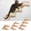 Cat Climbing Shelf Wall Mounted Sturdy Cat Climbing Steps Cat Stairway Cat Climbing Shelf Space-Saving Cat Stairs & Steps For