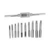 11Pcs Tap Wrench Set Machine Hand Screw Thread Plug with Adjustable Reamer M6~M12 Hardware Tool