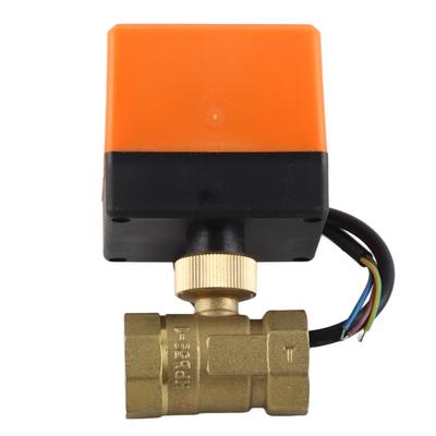 DC 12 24V G3 4  DN20 Латунный 2-ходовой Моторизованный Шаровой Электрический Клапан для Регулирования Потока