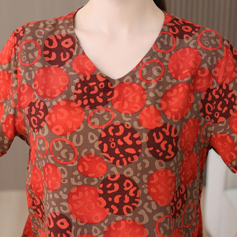 Летний женский комплект из двух предметов, большие размеры, элегантные широкие брюки из хлопка и льна, повседневная женская одежда