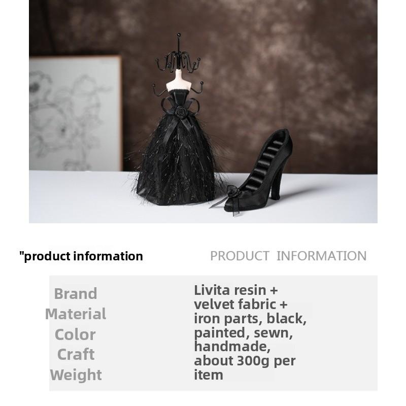 Высококачественные черные домашние оконные витрины для ювелирных изделий, серег, гвоздиков, колец, браслетов и ожерелий