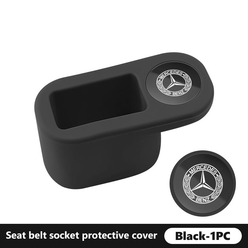 For Benz Car Seat Belt Buckle Anchor Socket Anti-collision Protect Cover Exclusive AMG SPRINTER V CLASS VIANO W124 W203 W204