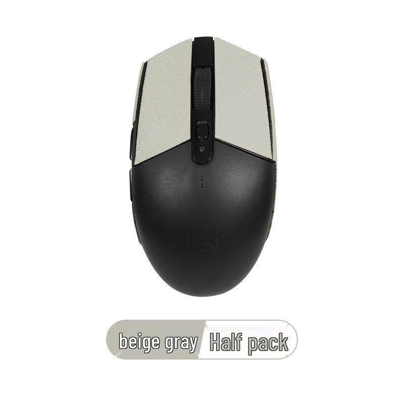 Logitech G102/G304/GPRO Anti-Slip Suede Mouse Stickers - Full Coverage, Sweat-Absorbent, Anti-Sweat Back Stickers