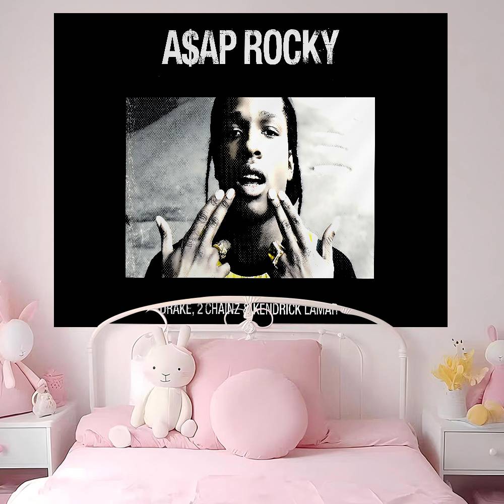 Хип-хоп рэпер AsapRocky Богемный гобелен для подвешивания Богемные настенные гобелены Мандала Дешевый Хиппи Настенный подвес