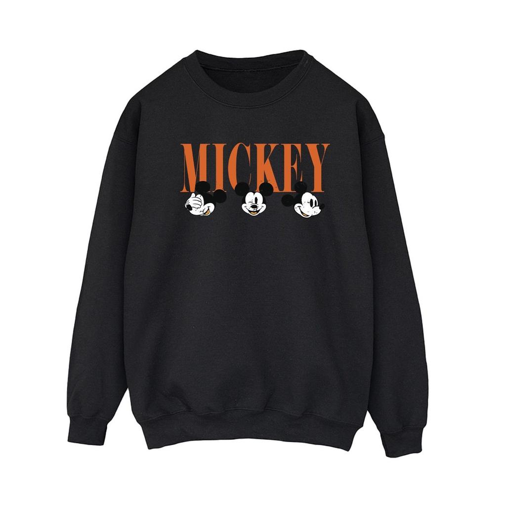 Disney Womens/Ladies Mickey Mouse Faces Sweatshirt