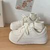 Women's Thick-Soled White Sneakers: All-Match Student Style, New Spring Casuals, High-Value Y01
