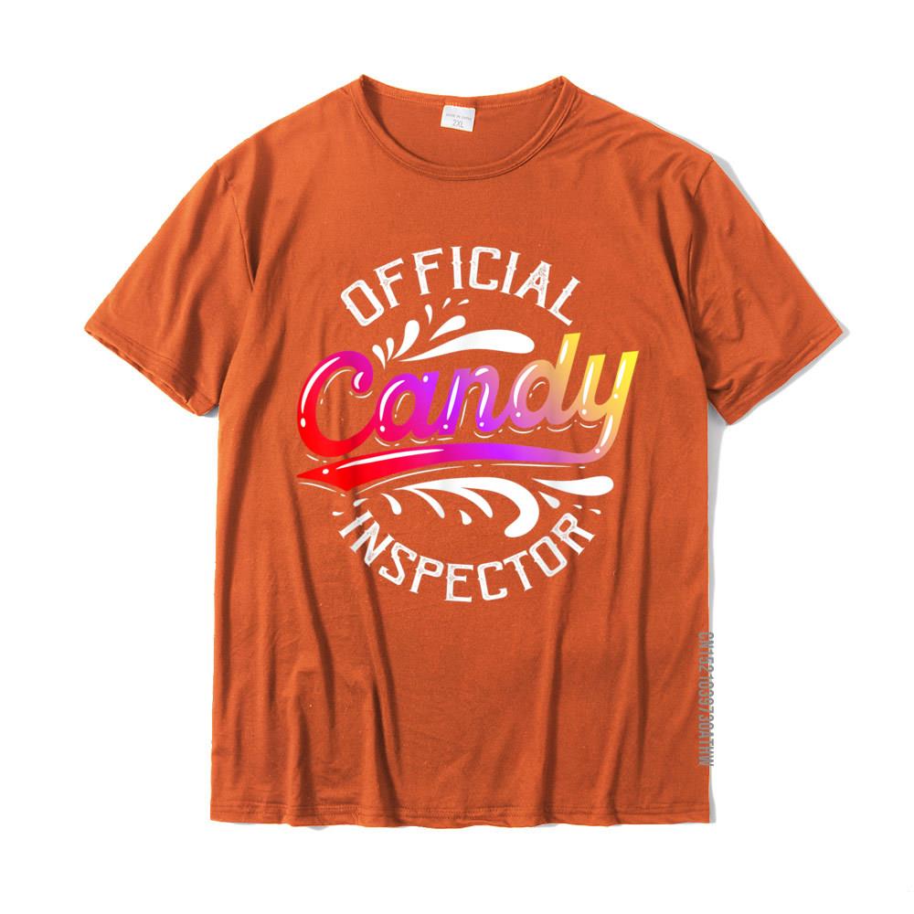 Funny Halloween Retro Vintage Candy Inspector Costume Tshirt Casual Tops Tees Cotton Unisex Top Tshirts Casual Prevailing
