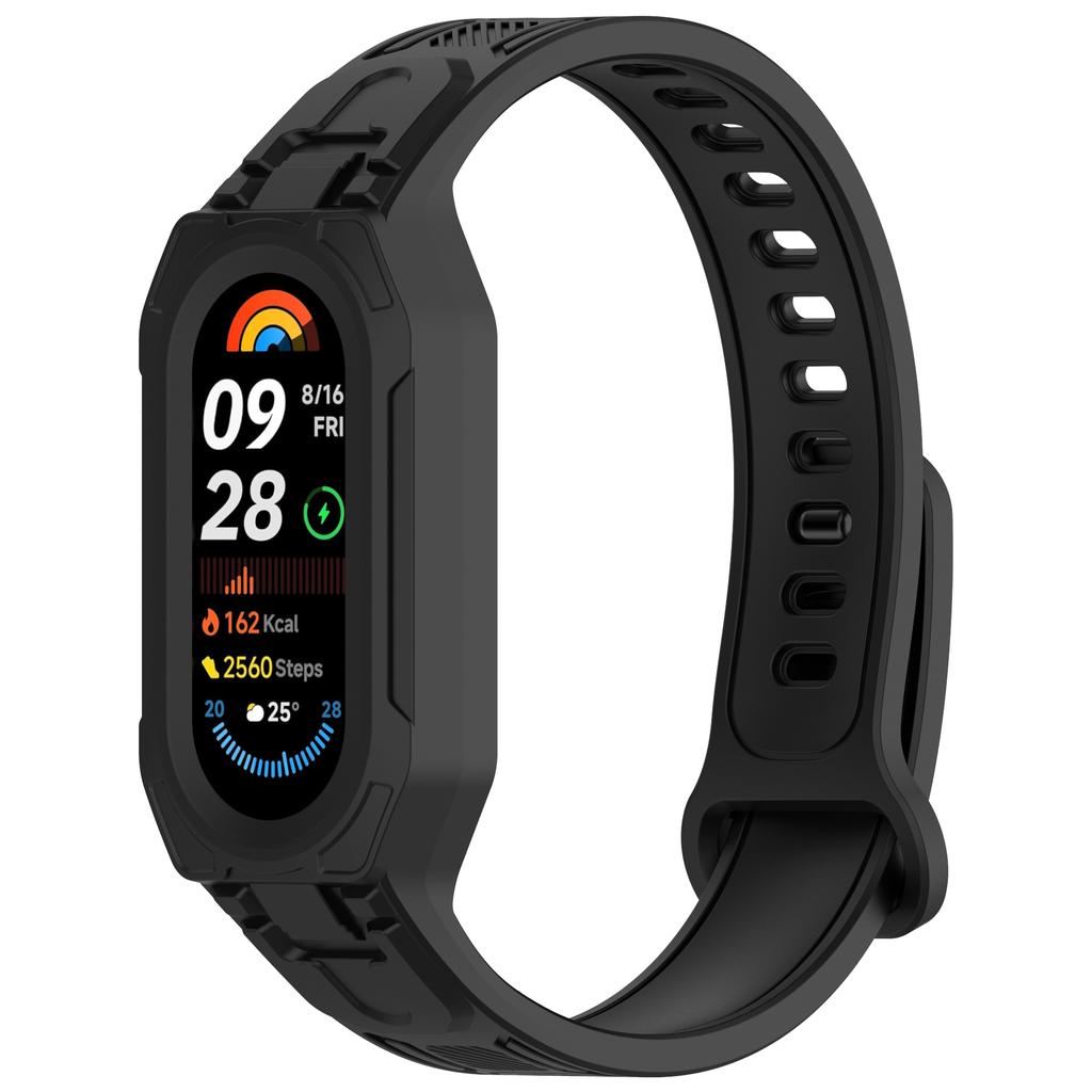 Ремешок+Чехол для Xiaomi Mi Band 10 9 8 NFC miband Аксессуары для часов Спортивный силиконовый браслет Наручный ремешок pulseira correa Mi band 10