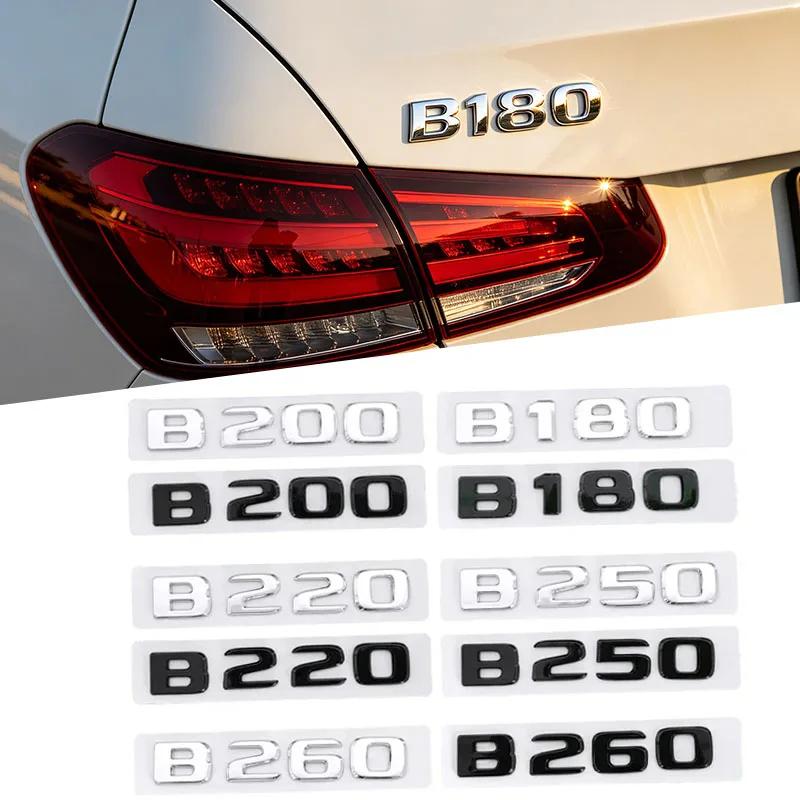ABS Modified Car Fender Side Sticker Badge Rear Tail Emblem for Mercedes Benz B180 B200 B220 B250 B260 Styling Accessories XH4