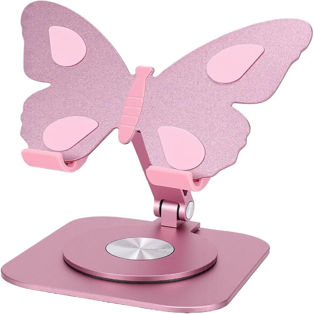 Aluminum Alloy Rotating Cell Phone Stand Angle Adjustable Desk Phone Dock Desk Support