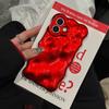 3D чехол для телефона с рисунком красного метеорита для iPhone 17 16 15 14 13 12 11 Pro Max, противоударный, из мягкого силикона, подарок
