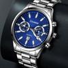 Fashion Men's Watches Business Stainless Steel Quartz Wrist Watch Male Casual Date Luminous Clock for Father's and Lover Gift Watch Christmas Gift