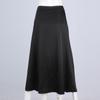 Women's Midi Satin Skirt Dressy Casual High Waisted A Line Flowy Ruffle Elegant Party Skirts