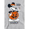 Disney Childrens/Kids Hello Pumpkin Mickey Mouse Heather Hoodie