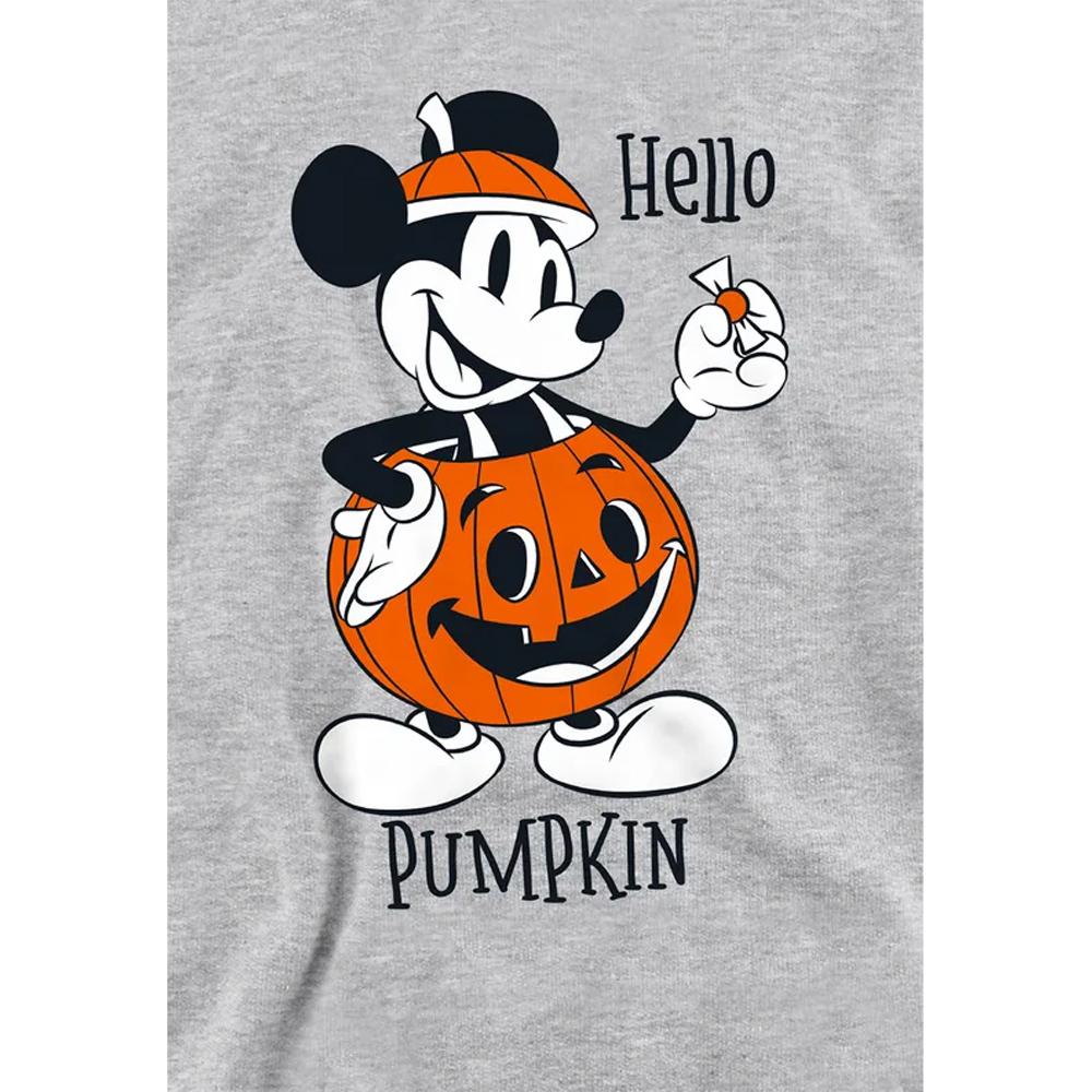 Disney Childrens/Kids Hello Pumpkin Mickey Mouse Heather Hoodie