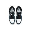 Мужские кроссовки Air Jordan 1 Mid Armory Navy Blue Black White 554724-411