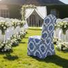 Dust-proof Bronzing Elastic Chair Cover Full Cover Wedding Chair Cover  Restaurant