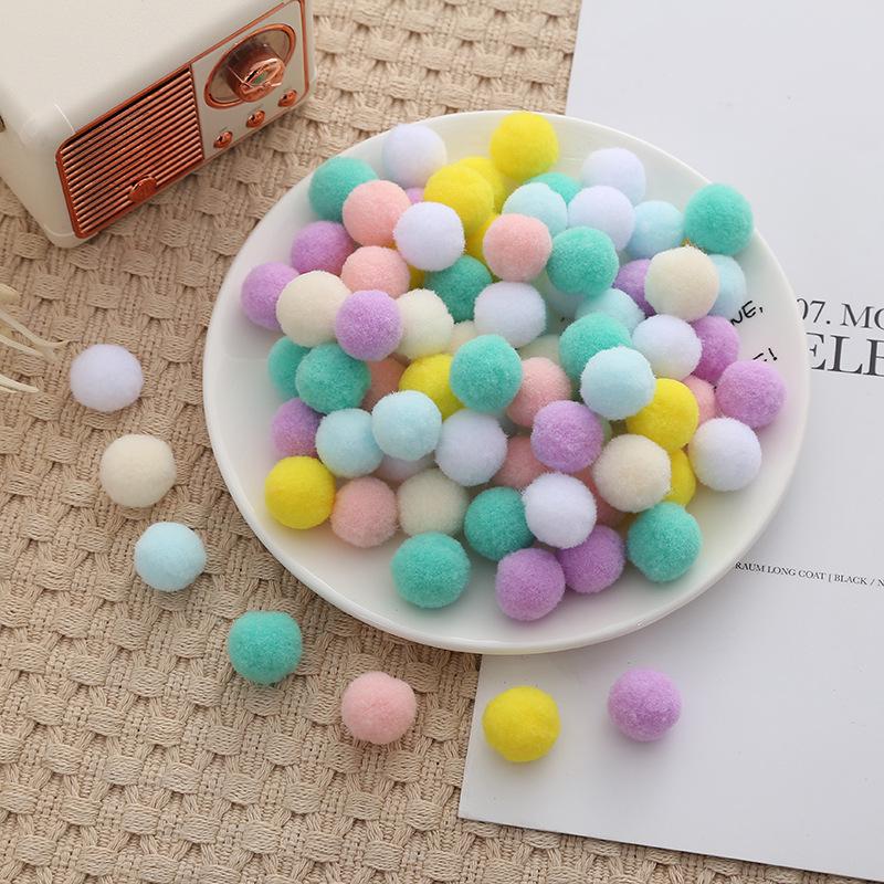 Colorful High Elastic Pom-Pom Embellishments - Free Same Day Shipping, In Stock, DIY Accessories, Large Plush Balls