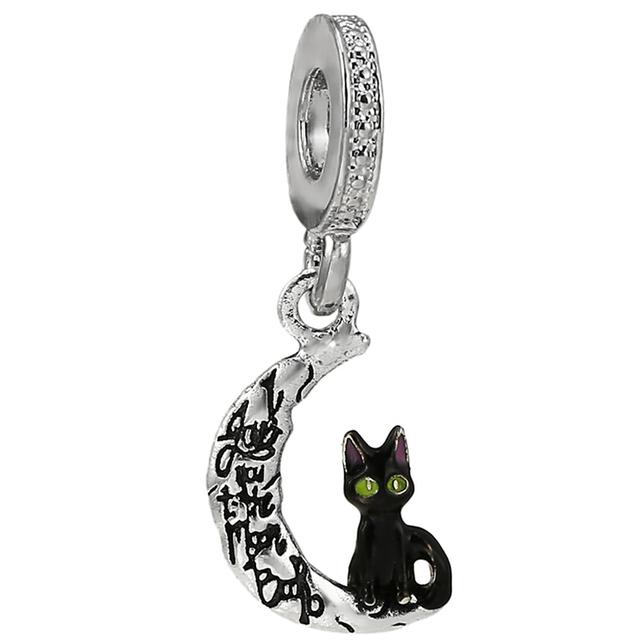 2pcs /Lot Cute Owl Panda Fish Mom Turtle Charm Beads Pendant Fit Diy Original Bracelets Necklaces For Women Men Jewelry Making