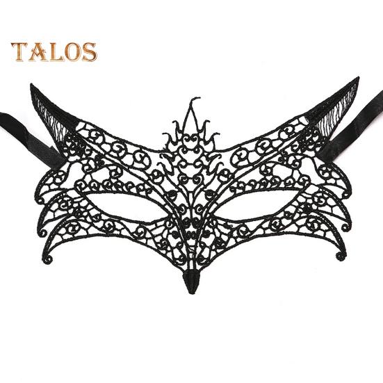 Черная кружевная маска, сексуальная полая маска на половину лица, дышащая маска для вечеринки, венецианские костюмы для маскарада, косплея, карнавала