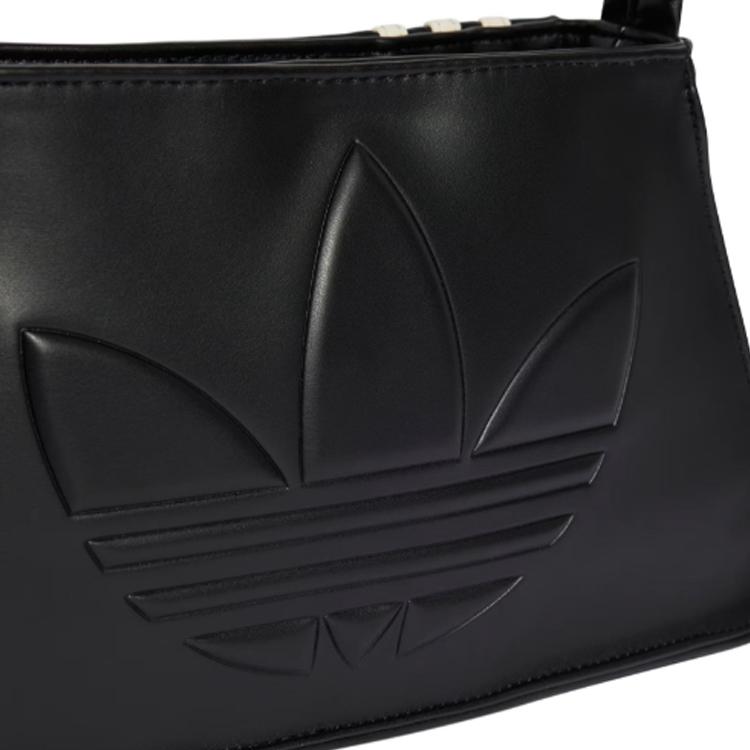 adidas Женская черная сумка через плечо Originals Trefoil из полиуретана JC6001