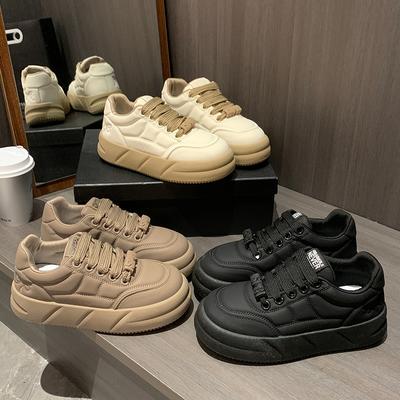 Женские кроссовки, мягкие, нескользящие, дышащие, для скейтбординга, популярные женские, студенческие, модные, на шнуровке, спортивные туфли на плоской подошве