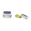 Tinplate Mini Metal Box Creative Sardine Can Shaped Storage Box Portable Metal Material Jewelry Pill Cases Portable Tin Boxes