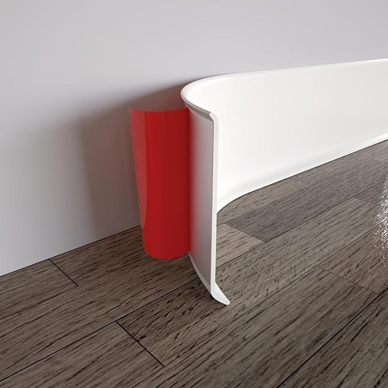 1 шт. Гибкий плинтус, самоклеящаяся виниловая накладка на стену, резиновый плинтус, который можно отклеить и приклеить