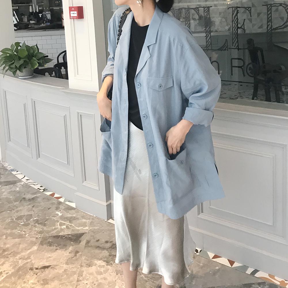 Женская глянцевая макси юбка металлических цветов