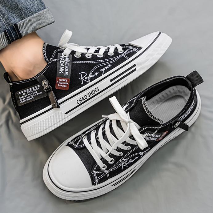 Парусиновые туфли Мужская летняя дышащая обувь Универсальная студенческая классическая тканевая обувь Спортивная повседневная тканевая обувь Легкая мягкая подошва для досок