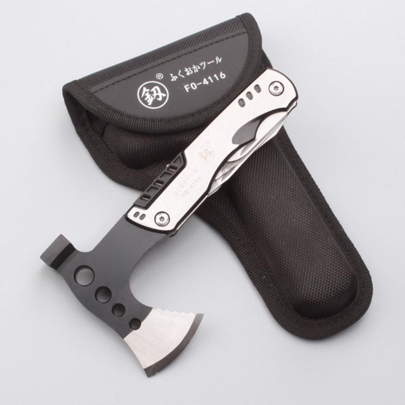 Camping Multitool Hatchets Multi Plier Survival Gear for Outdoor Hunting Hiking Escape Tool With Hammer Knife
