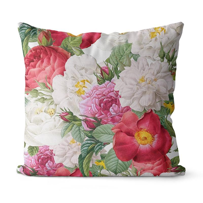 Наволочка с изображением цветка розы для спальни, украшения офиса, гостиной, дивана, дома, наволочка