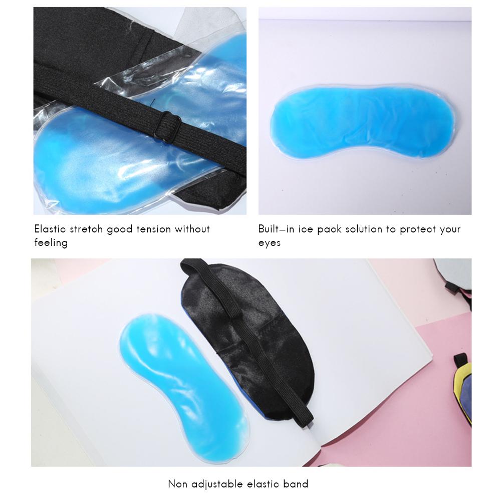 3D Big Eyes Cat Mask Cartoon Animal Sleeping Cotton Cooling Eyeshade Travel Home Office