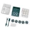 Seed Starter Tray 12 Cells Adjustable Humidity Thickened Seed Starting Kit with Clear Dome Base for