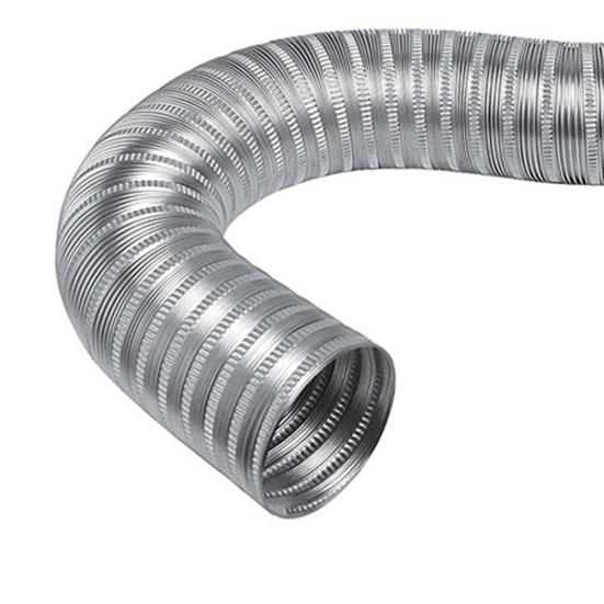 Комплект воздухозаборника для пеллетной печи, устойчивый к коррозии, простая установка, алюминиевая гибкая вентиляционная труба