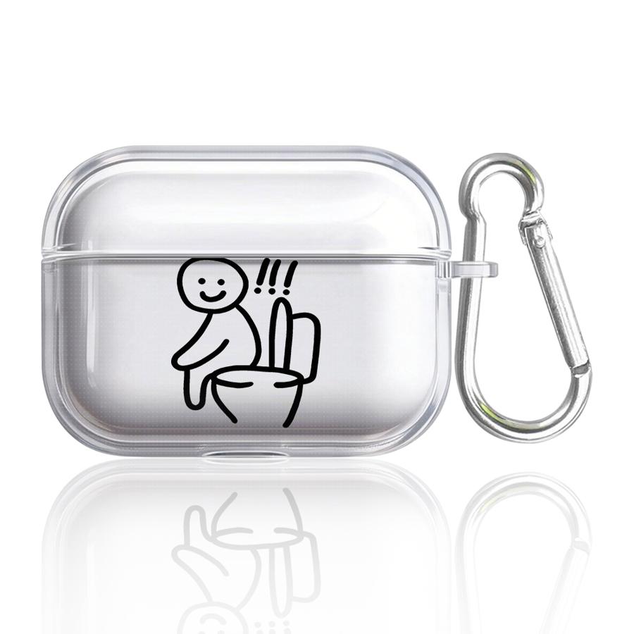 Мультяшный Чехол-Спичка для Airpods 2 1 Pro2 4 3 Pro3 Pro Прозрачный Чехол-Крышка для Наушников