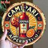 Винтажная металлическая табличка Campari в деревенском стиле, водостойкий декор для стены
