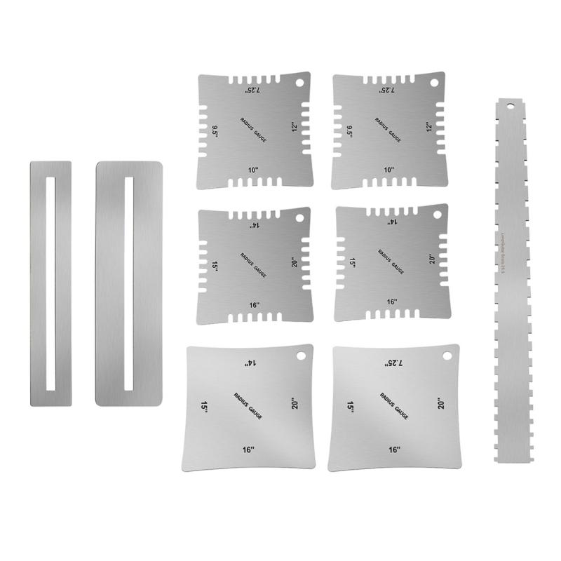 Guitar Notched Radius Gauges Radius Gauge String Height Gauge Polishing Gasket