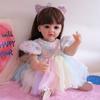 Реалистичная 55 см полностью силиконовая кукла Reborn Baby Betty So Truly Like Toddler Baby Dolls для девочек с прямой ножкой, стоящая Reborn Boneca Menina, подарок для ребенка