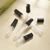 5PCS Set 10ML Clear Mini Perfume Glass Bottle Empty Cosmetic Bottle Sample Test Tube Thin Glass