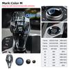 Для BMW 1 2 3 4 5 6 7 серии X5 F15 G30 G38 Z4 G29 X3 F25 F12 хрустальная ручка переключения передач, набор из 4 предметов, ручка рычага переключения передач, головка рычага переключения передач