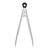 OXO Stainless Steel Mini Tongs, Gray, with Lock, Dishwasher Safe