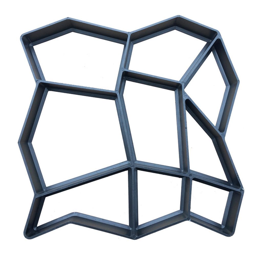 Форма для дорожек многоразовая пластиковая для бетонных дорожек, форма для тротуарной плитки, для формовки камня, для газона, сада, двора
