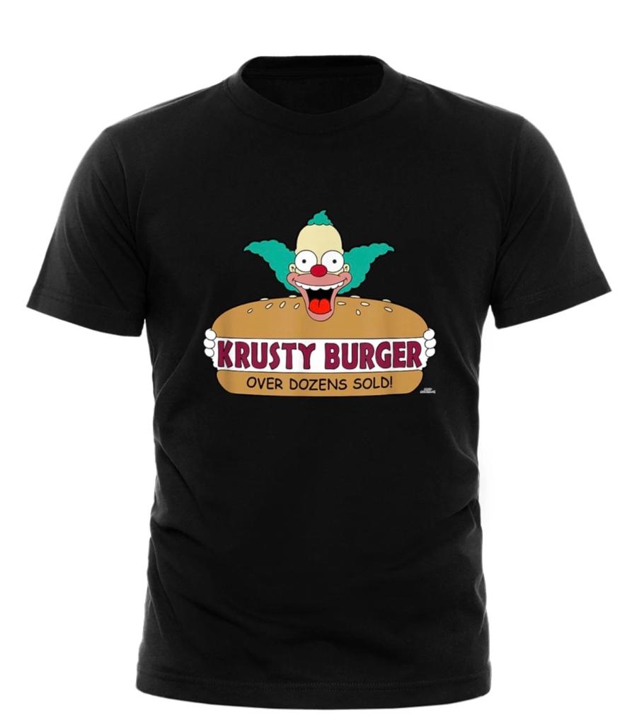 The Simpsons Krusty the Clown Burger T-Shirt all sizes unisex adult gift