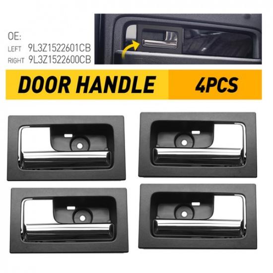 Внутренняя ручка двери Передняя Задняя Левая Правая Для Ford F150 F-150 Lobo 2009-14